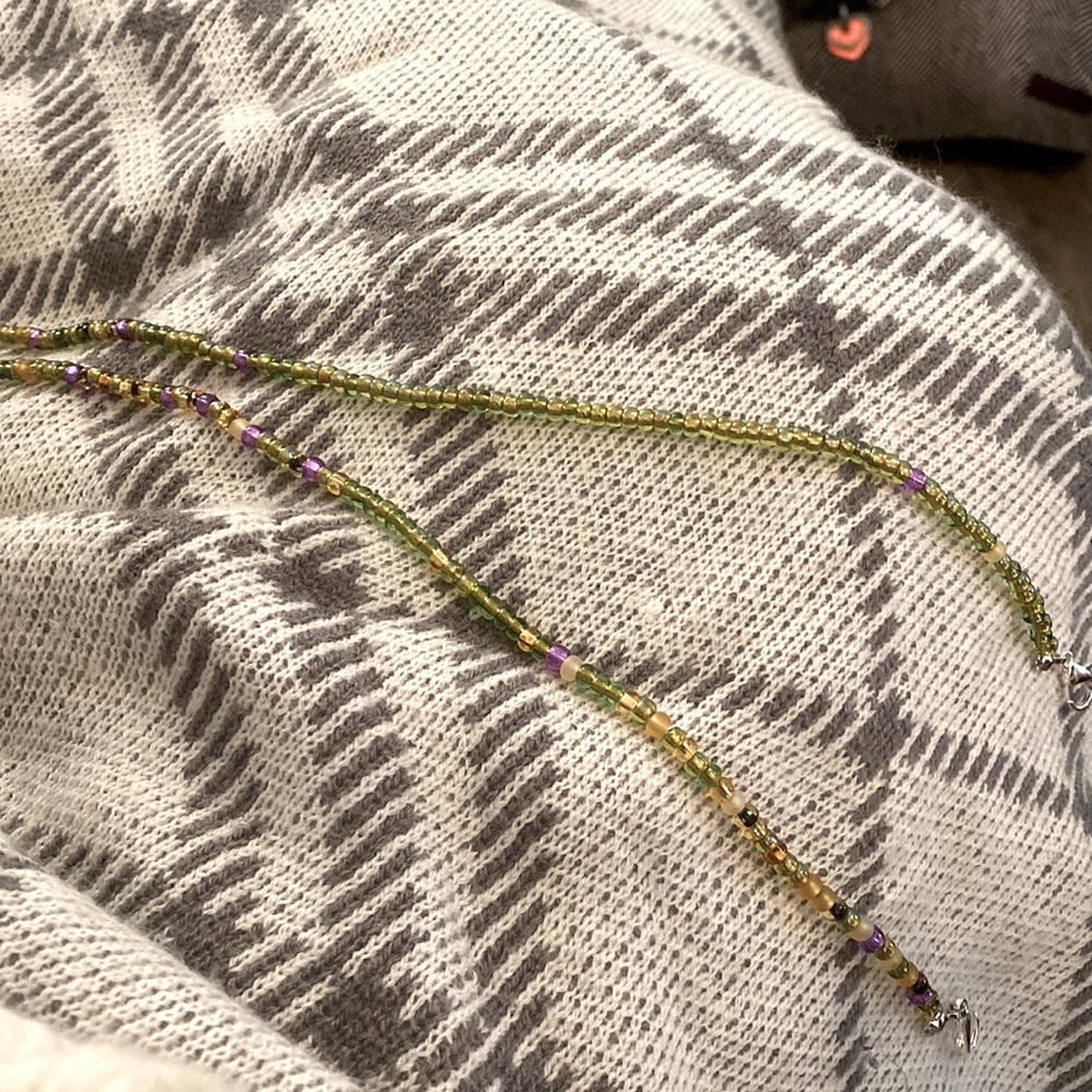 Mask beaded lanyard